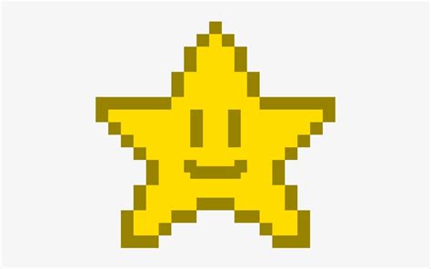 Download Meh Star - Pixel Art Mario Star | Transparent PNG Download ...