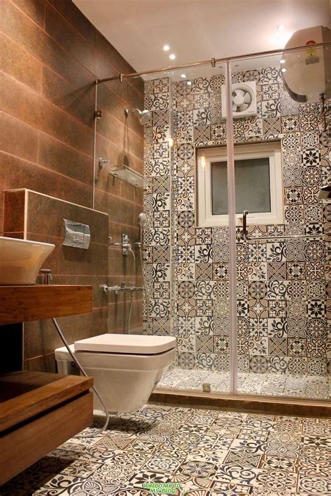 35 impresionantes ideas de patrones de azulejos de baño | Tile bathroom ...