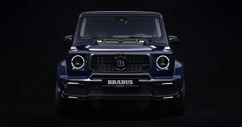 This Deep Blue Brabus-Tuned Mercedes-AMG G63 Comes With The Ultimate ...