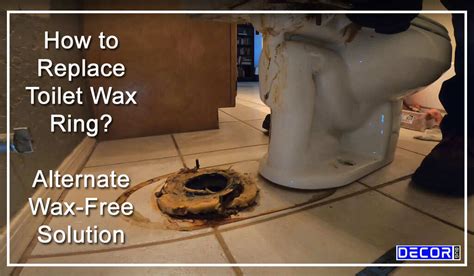 How to Replace a Toilet Wax Ring? [Wax Free Solution] - Decor Bug