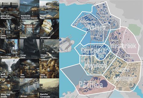 Cyberpunk 2077 Map Revealed, Features 15 Districts To Explore ...