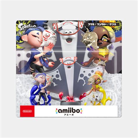 amiibo Tridenfer Set Pasquale & Angie & Raimi Splatoon 3 - Meccha Japan