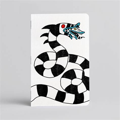 Beetlejuice Sandworm Notebook, Drawing Inspired Sand Worm Movie ...