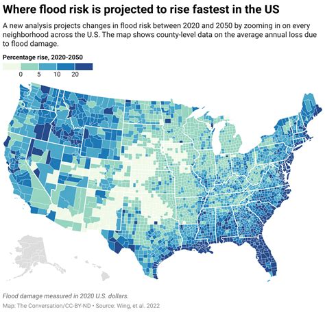 New flood maps show stark inequity in damages, which are expected to ...