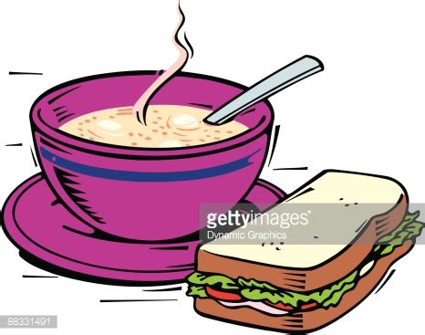 Sandwich clipart soup, Sandwich soup Transparent FREE for download on ...