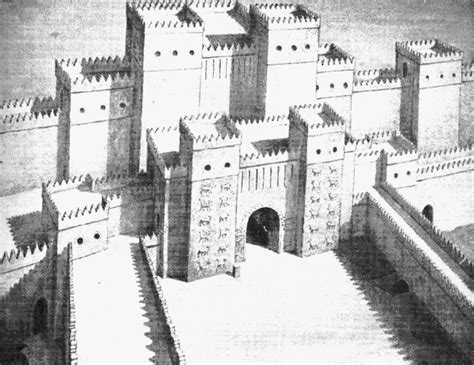 Diagram Of Ishtar Gate Dimensions