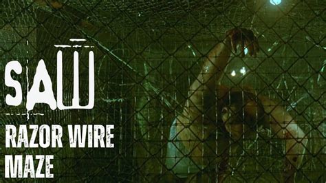 SAW (2004) | 'Razor Wire Maze' - YouTube