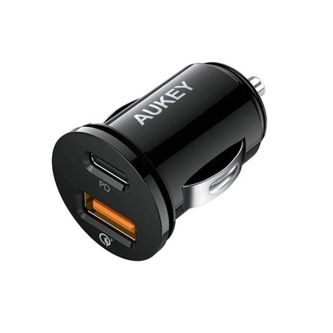 Add Aukey's dual-port USB car charger with PD to your vehicle for only $9