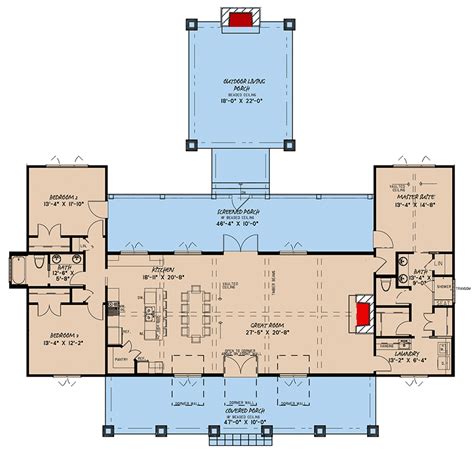 One Floor House Plans Open Concept - pic-fidgety