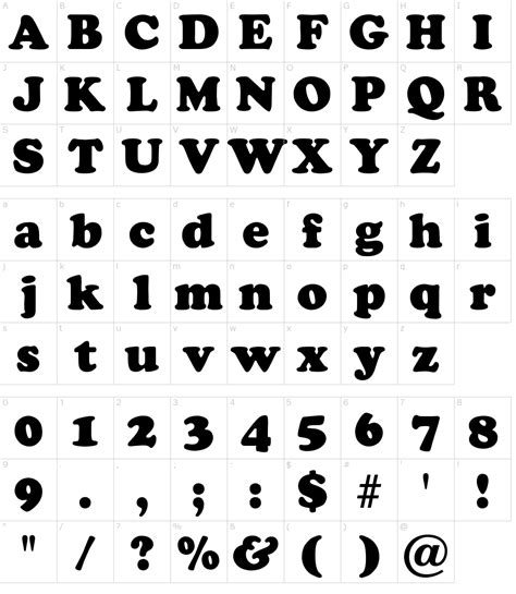 Cooper Black Five Font Download