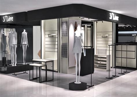 Chain Store Garment Shop Display Stands , Luxury Clothing Display Fixtures