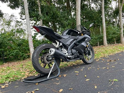 Yamaha R15 V3 Black Matte 2021, Motorbikes on Carousell