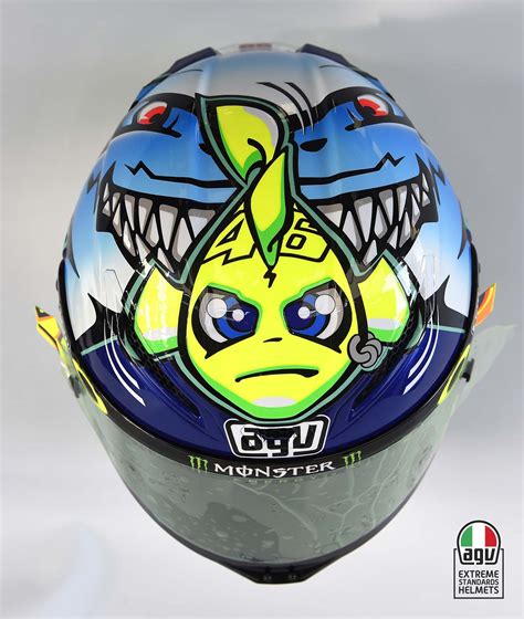 Valentino Rossi’s 2015 Misano AGV Helmet - Asphalt & Rubber