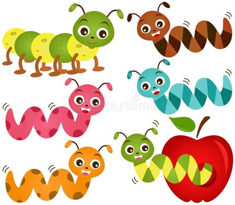 Cute Worm Clipart