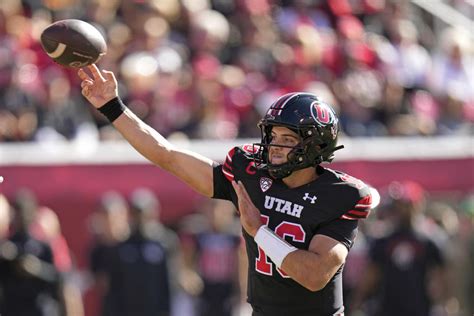 Bryson Barnes throws for a career-high 4 TDs to lead No. 18 Utah past ...