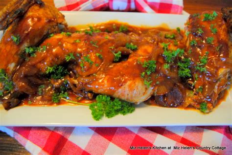 Miz Helen's Country Cottage: Oven Bar B Que Chicken