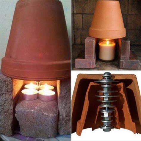 How To Make A Heater With A Candle?