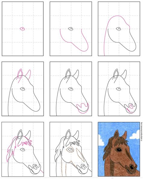 How to Draw a Horse · Art Projects for Kids