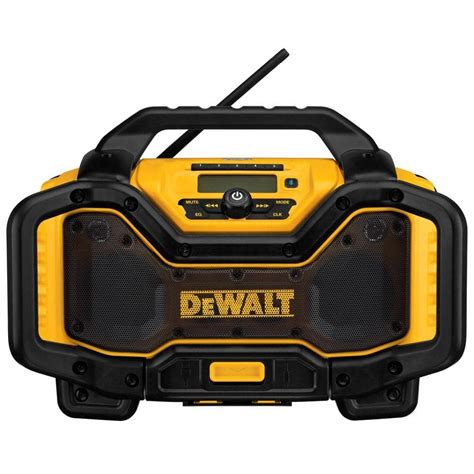 DEWALT 20V MAX Bluetooth Radio with built-in Charger DCR025 - The Home ...