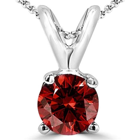 Red Diamond Necklace | Bijoux Majesty