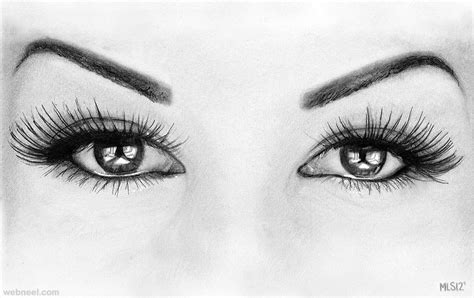 Eyes Pencil Drawing 35