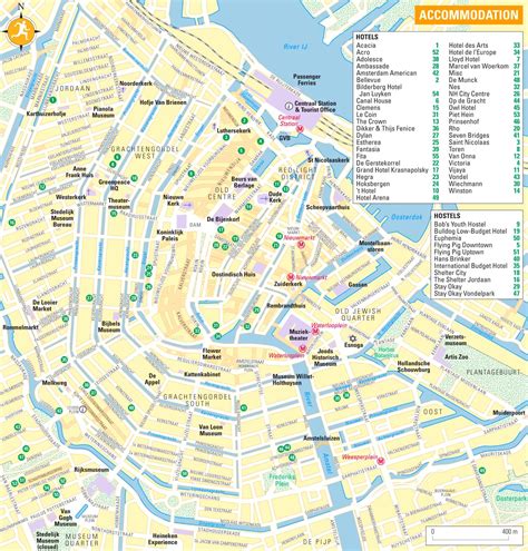 Amsterdam Hotel Map - Bank2home.com