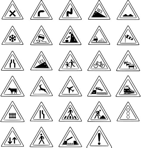 One Way Traffic Sign Coloring Pages