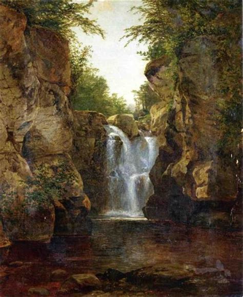 Bash Bish Falls, 1855 - 1860 - John Frederick Kensett - WikiArt.org