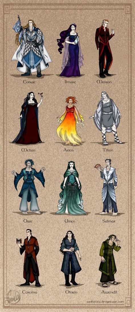 Beautiful Illustrations Of The Valar And The Maiar From ‘The ...