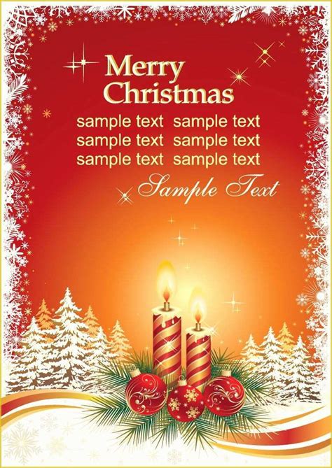 58 Free Christmas Card Templates for Word | Heritagechristiancollege