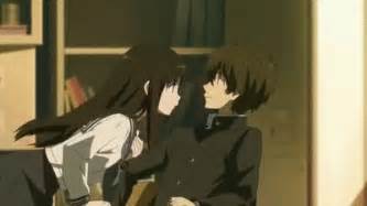 hyouka anime kissing video on Make a GIF