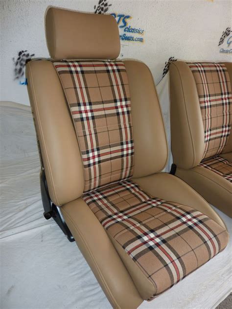 our 'Sport S' seats in tan leather w Thompson plaid . Remake of the ...