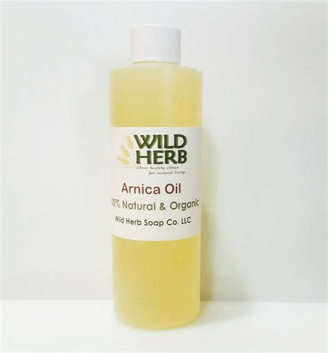 Arnica Oil, Organic & Pure | Free Shipping by Wild Herb Soap Co – Wild ...