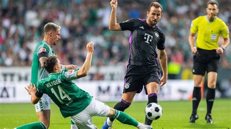 Werder Bremen vs Bayern Munich: Harry Kane makes Bundesliga debut ...