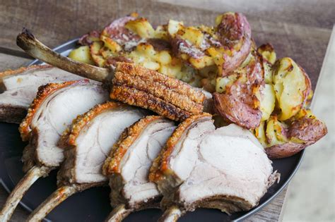 Roasted rack of pork (with crispy crackling!) – Jess Pryles