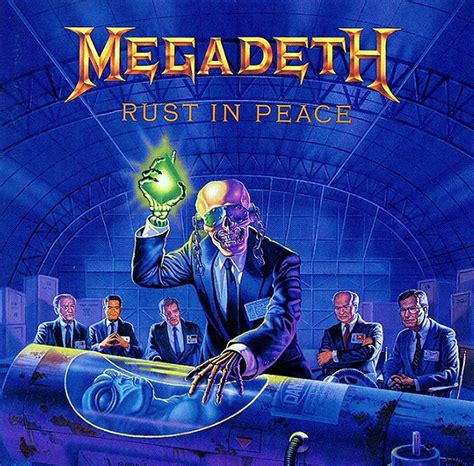 MEGADETH - Rust In Peace Album Cover Art Print Poster 12 x 12 : Amazon ...