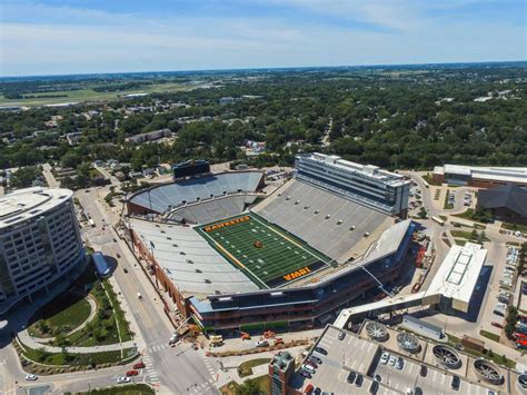 Aerial Drone Photos of Kinnick Stadium - Iowa Hawkeyes Football