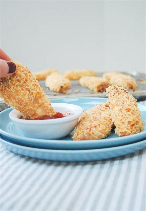 Baked Panko Parmesan Chicken Strips | Life is but a Dish