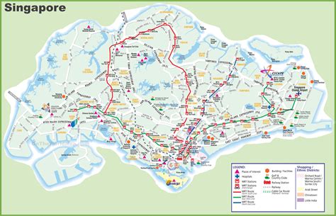 Printable Map Of Singapore - Printable Word Searches