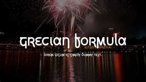 Grecian Formula Font : Download Free for Desktop & Webfont