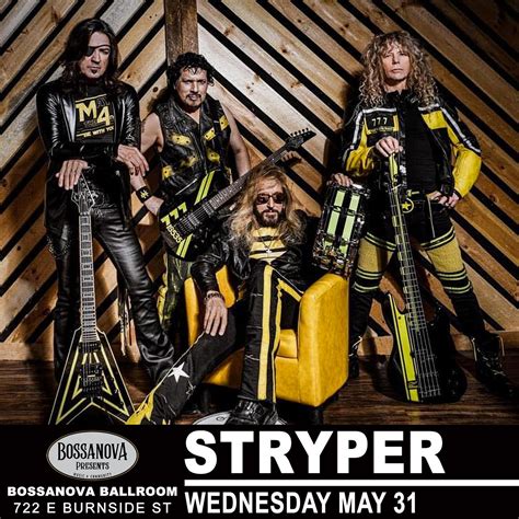 STRYPER // THE FINAL BATTLE TOUR 2023 PDX Tickets at Bossanova Ballroom ...