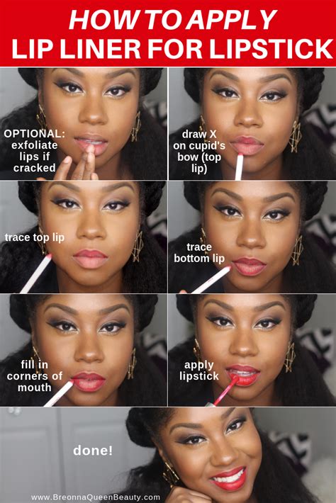 Lip liner tutorial | Lip liner tutorial, Lip liner, How to apply lipstick