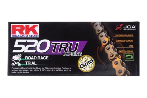 RK CHAIN 520TRU - 120 LINK - GOLD - SBK Store