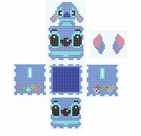 Perler Bead Box Template