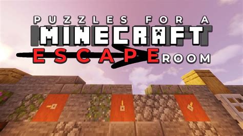 10 Awesome Puzzle Ideas for Your Minecraft Escape Room! - YouTube