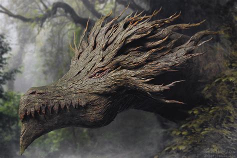 Character & Creature Concept Designer, 3D Modeler & Sculptor - Wood Dragon