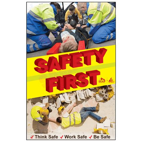 Safety First Poster (English) | GotSafety.com