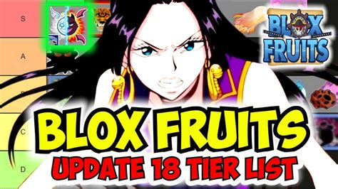 New Blox Fruits DEVIL FRUIT TIER LIST! - Update 18 (OVERALL PVP ...