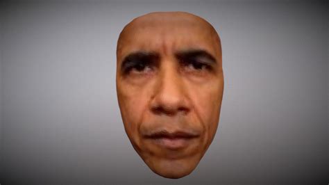 3D Obama from single image - 3D model by alban [c79d798] - Sketchfab