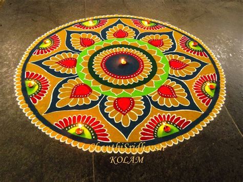 Pin by Meenakshi on Rangoli..... | Big rangoli designs, Rangoli designs ...